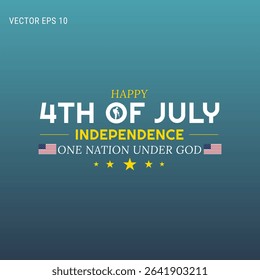 One Nation Under God Independence Poster