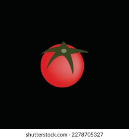One Nice Ripe tomatoes vector artwork.