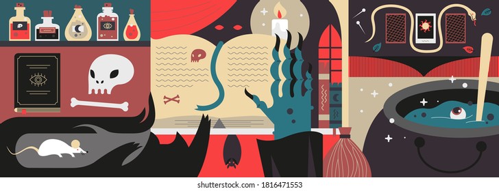 One night in the life of a witch.