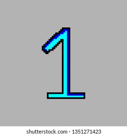 one number pixel