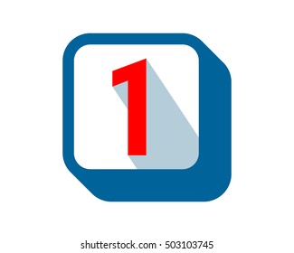 one number typography typeset logotype numeral numeric nominal image vector icon
