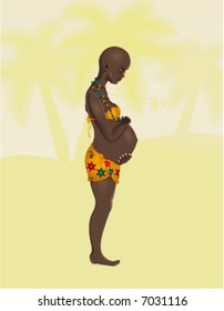One of other pregnant women