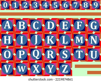 One package. Design Numbers 0-9 And Letters A-Z. Usually this design is used for school or study
