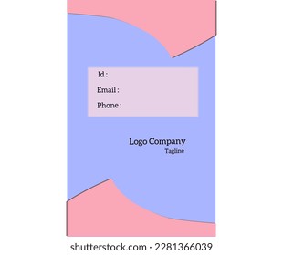 one page backside business card background for business