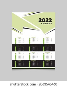 Diseño de calendario de pared de una página 2021.Diseño de calendario de pared 2021, diseño de plantilla de calendario de pared. La semana empieza el sábado. Calendario del año nuevo 2021 en mínimo.