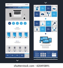 One Page Website Design Template for Your Business