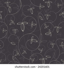 one pattern in floral style