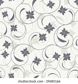 one pattern in floral style
