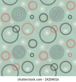 one pattern in retro style