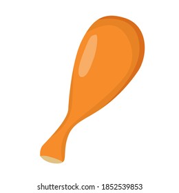 one piece of cooked chicken