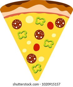 One piece of pizza.eps
This is a vector illustration.