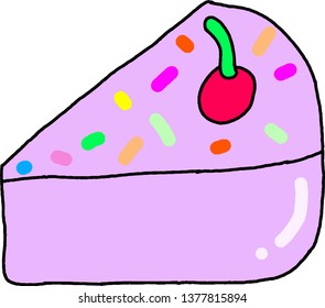One piece purple cake