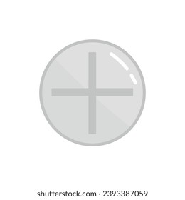 Una píldora sobre fondo blanco