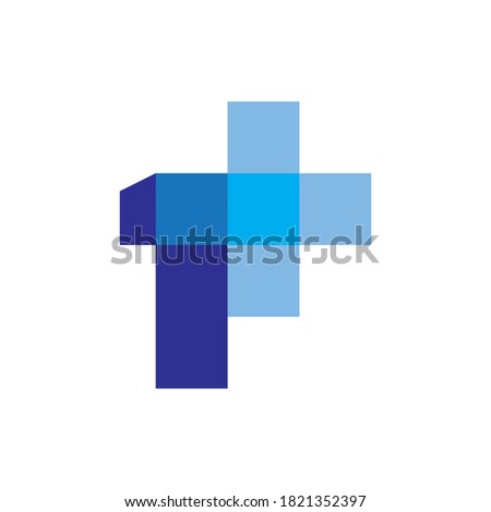 ONE Plus logo design vector