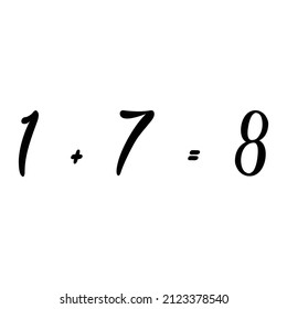 One Plus Seven Equals Eight
