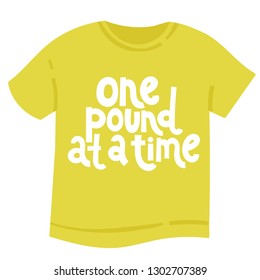 One Pound Time Tshirt Hand Drawn Stock Vector (Royalty Free) 1302707389 ...