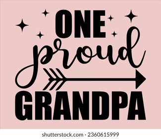 One Proud Grandpa Retro Svg Design,grandparents Retro Design,Grandpa Retro svg, Grandparents svg,grandparents day Design svg