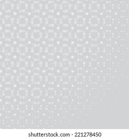 one quarter of a light gray halftone circle