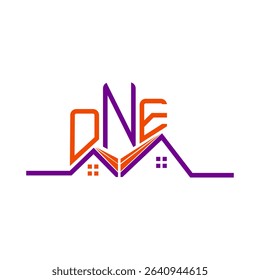 ONE Real State logo design, ONE simple and modern logo. ONE luxurious alphabet design  