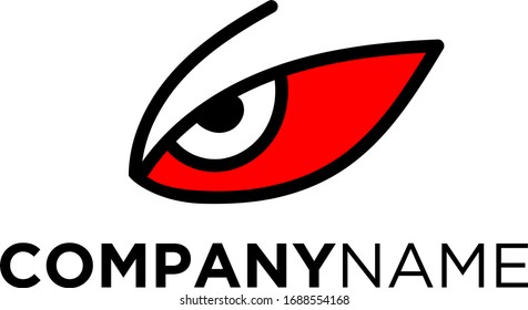 
ONE RED EYE LOGO FOR VARIOUS NEEDS