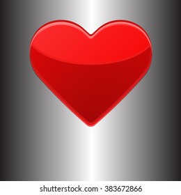 One Red Heart - Precious Heart - light floats. Love and togetherness symbol