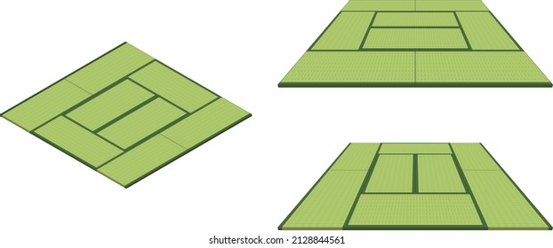 One room of eight tatami mats.