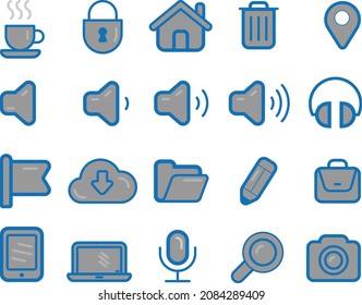 one set icons free for use
