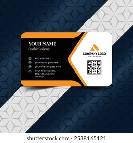 One side Luxury clean style modern business card template, new visiting card design name card design