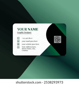 One side Modern Creative Business Card Design Template, Corporate Business Card Layout Visiting Card