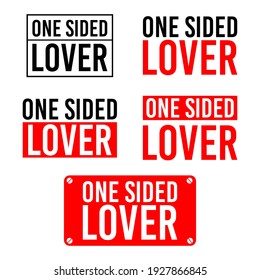 Diseño de Ilustración Vectora de Cita de 5 Tipografía por un Lover lateral Puede imprimir en Carteles con camiseta y ropa de afiche. Cita de Amantes. Diseño Para Parejas