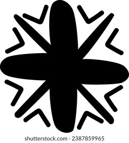 One single abstract doodle ornament, vector. For postcards, patterns, wrapping and packaging