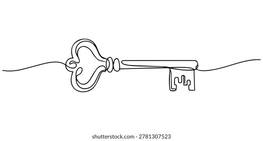 One single line art
