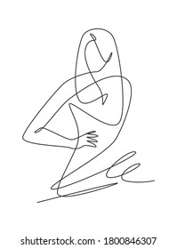 Woman Body Line Drawing Images Stock Photos Vectors Shutterstock