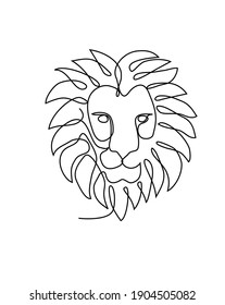 950 One line lion Images, Stock Photos & Vectors | Shutterstock