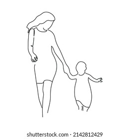One single line drawing
