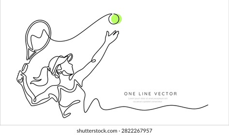 One single line drawing