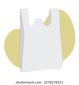 one single plastic bag polyethylene packet.plastic bags