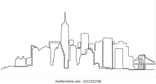 589 Simple new york skyline Images, Stock Photos & Vectors | Shutterstock