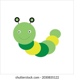 one snail green and yellow