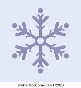 One snowflake icon - christmas icon