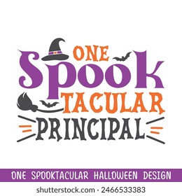 One spooktacular principal  Halloween,  Happy Halloween designs