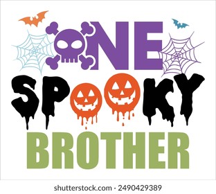 Una Camiseta De Hermano Espeluznante, Coqueta Halloween, Citas De Halloween, Diseño De Otoño, Camiseta De Calabaza, Camiseta De Octubre, Camisetas De Halloween Divertidas, Archivo De Corte Para Cricut Y Silueta