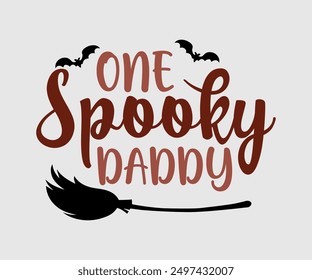Un papá espeluznante, Halloween, fantasma, temporada espeluznante, bruja, Halloween divertido, camiseta