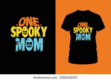 Eine unheimliche Mutter Halloween T-Shirt Design. Ideal für Halloween-Kleidung, Party-Outfits oder festliche Kleidung, fügt dieses Design eine lustige, unheimliche Wendung zu Ihrem Look.