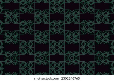 One star Black Pattern for textile or wallpaper 