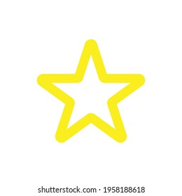 one star sign icon vector