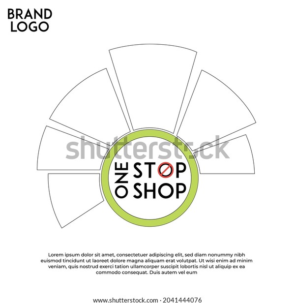 one stop shop vector template\
