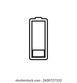 one strip of battery icon , battery icon