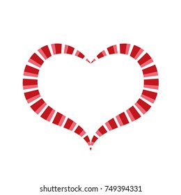 One Stripes Red Heart