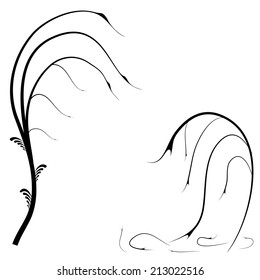 One swanlike creature compassionates other creature that mourns over its dead children